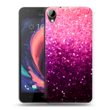 Пластиковый чехол на HTC Desire 10 Lifestyle с принтом Блестки Пластиковый чехол на HTC Desire 10 Lifestyle с принтом Блестки