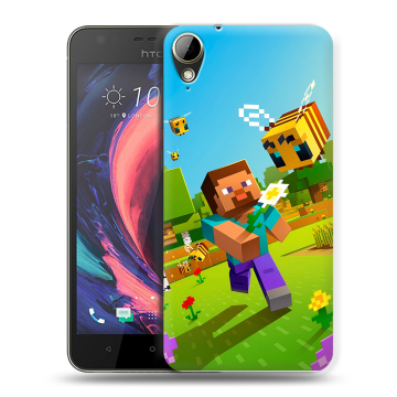 Пластиковый чехол на HTC Desire 10 Lifestyle с принтом Майнкрафт Minecraft Пластиковый чехол на HTC Desire 10 Lifestyle с принтом Майнкрафт Minecraft