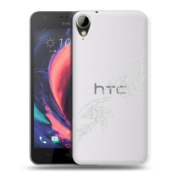 Пластиковый чехол на HTC Desire 10 Lifestyle с принтом Сотворение мира