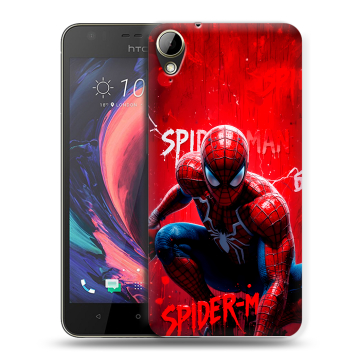 Пластиковый чехол на HTC Desire 10 Lifestyle с принтом Spiderman Человек паук Пластиковый чехол на HTC Desire 10 Lifestyle с принтом Spiderman Человек паук