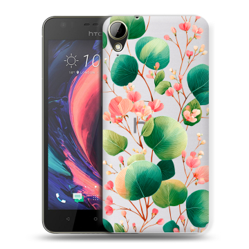 Пластиковый чехол на HTC Desire 10 Lifestyle с принтом женский