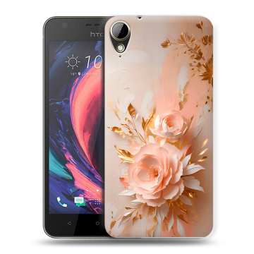 Пластиковый чехол на HTC Desire 10 Lifestyle с принтом женский