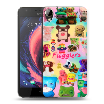 Пластиковый чехол на HTC Desire 10 Lifestyle с принтом Флагер Fuggler