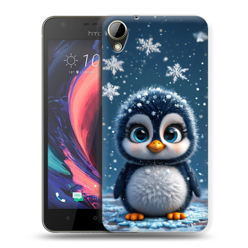 Пластиковый чехол на HTC Desire 10 Lifestyle с принтом Новый год