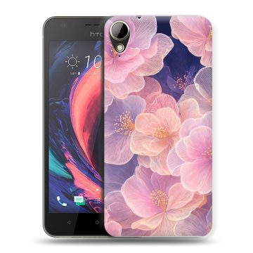 Пластиковый чехол на HTC Desire 10 Lifestyle с принтом женский