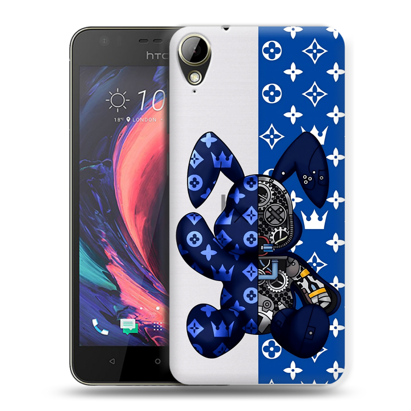 Пластиковый чехол на HTC Desire 10 Lifestyle с принтом Луи робот Пластиковый чехол на HTC Desire 10 Lifestyle с принтом Луи робот