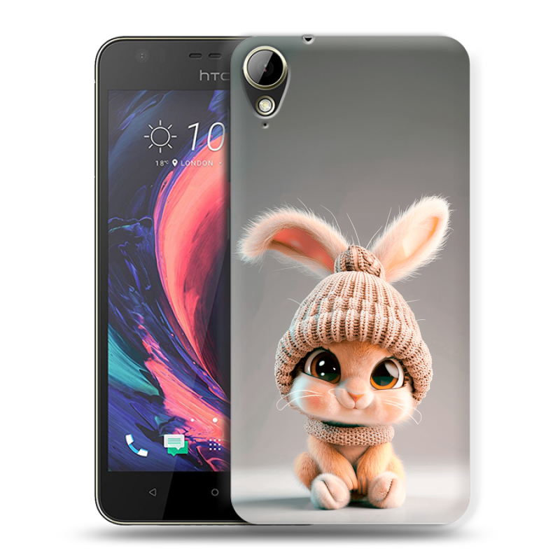 Пластиковый чехол на HTC Desire 10 Lifestyle с принтом Кролик Пластиковый чехол на HTC Desire 10 Lifestyle с принтом Кролик