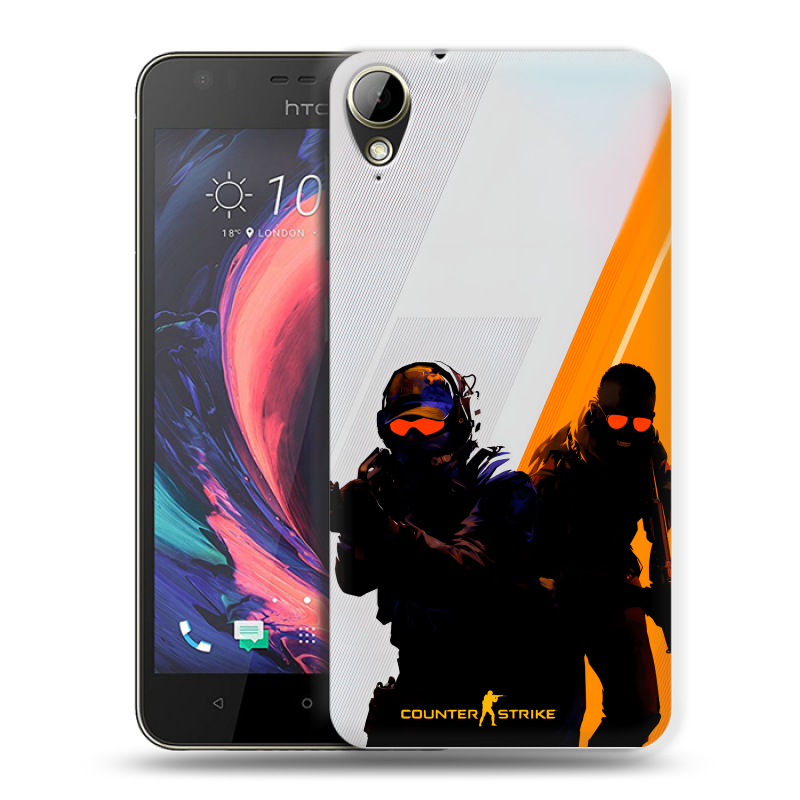 Пластиковый чехол на HTC Desire 10 Lifestyle с принтом Контер страйк Counter strike Пластиковый чехол на HTC Desire 10 Lifestyle с принтом Контер страйк Counter strike