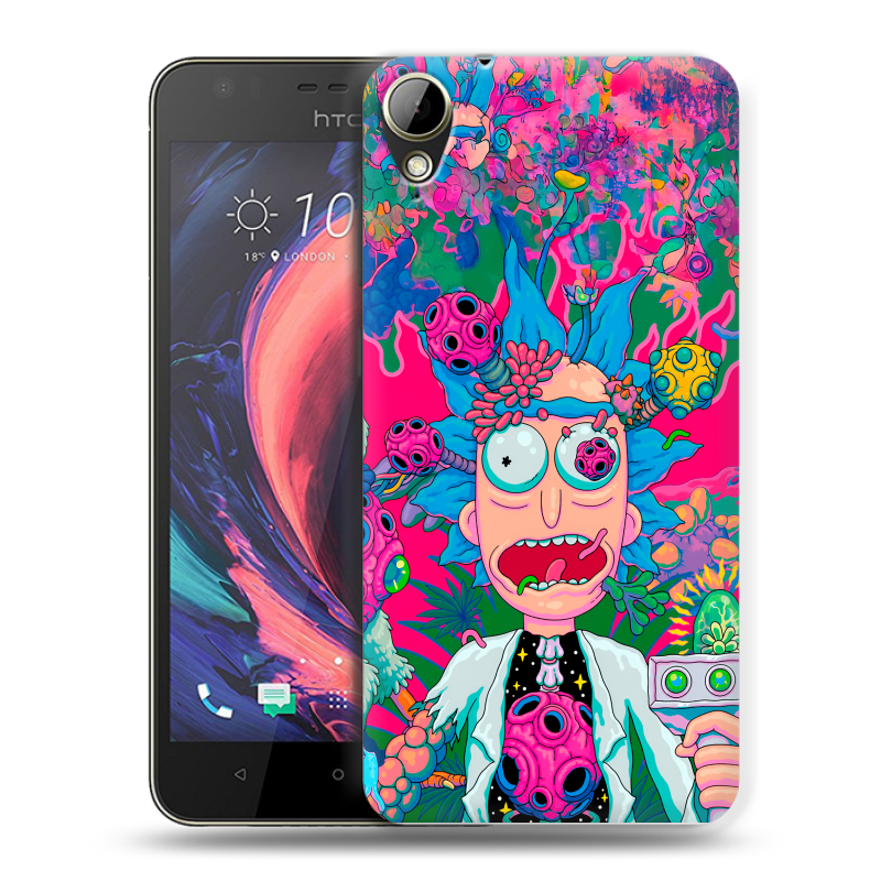 Пластиковый чехол на HTC Desire 10 Lifestyle с принтом Рик и Морти Rick Morty Пластиковый чехол на HTC Desire 10 Lifestyle с принтом Рик и Морти Rick Morty