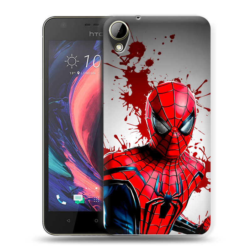 Пластиковый чехол на HTC Desire 10 Lifestyle с принтом Spiderman Человек паук Пластиковый чехол на HTC Desire 10 Lifestyle с принтом Spiderman Человек паук
