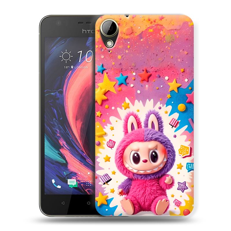 Пластиковый чехол на HTC Desire 10 Lifestyle с принтом Labubu Лабубу Пластиковый чехол на HTC Desire 10 Lifestyle с принтом Labubu Лабубу