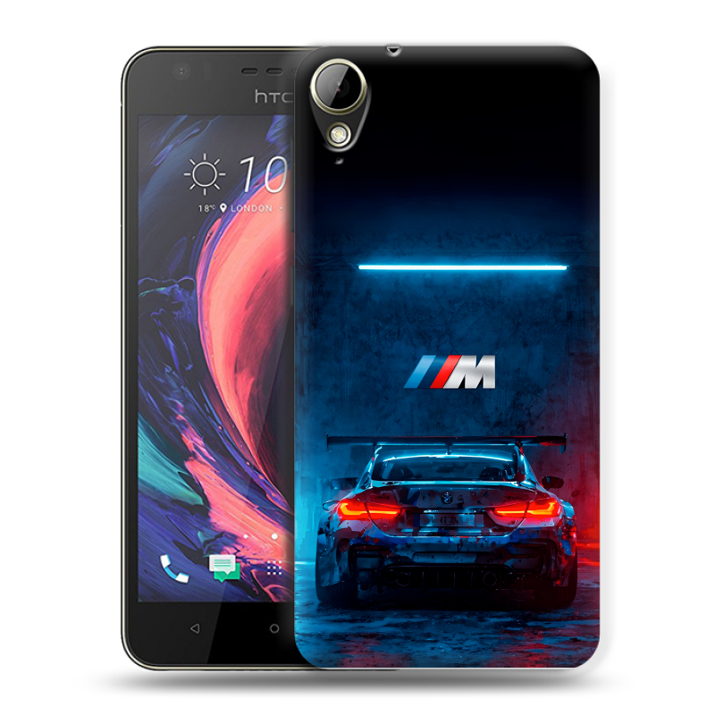Пластиковый чехол на HTC Desire 10 Lifestyle с принтом BMW БМВ Пластиковый чехол на HTC Desire 10 Lifestyle с принтом BMW БМВ