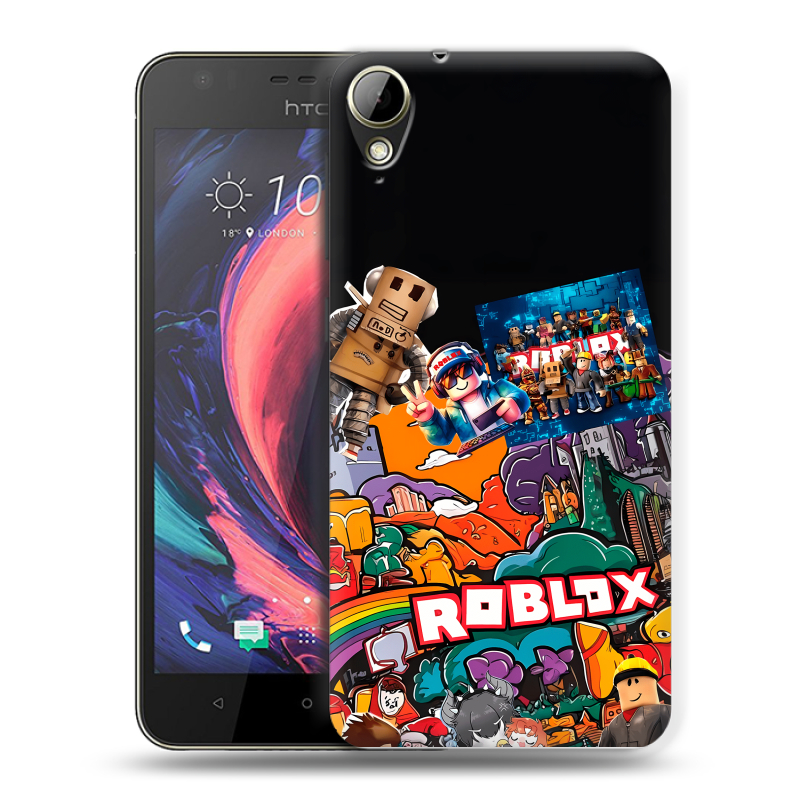Пластиковый чехол на HTC Desire 10 Lifestyle с принтом Roblox Роблокс Пластиковый чехол на HTC Desire 10 Lifestyle с принтом Roblox Роблокс