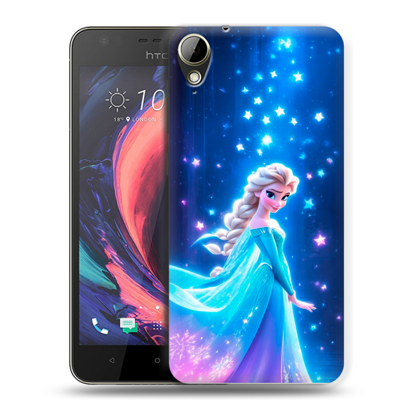 Пластиковый чехол на HTC Desire 10 Lifestyle с принтом Холодное сердце Frozen Пластиковый чехол на HTC Desire 10 Lifestyle с принтом Холодное сердце Frozen