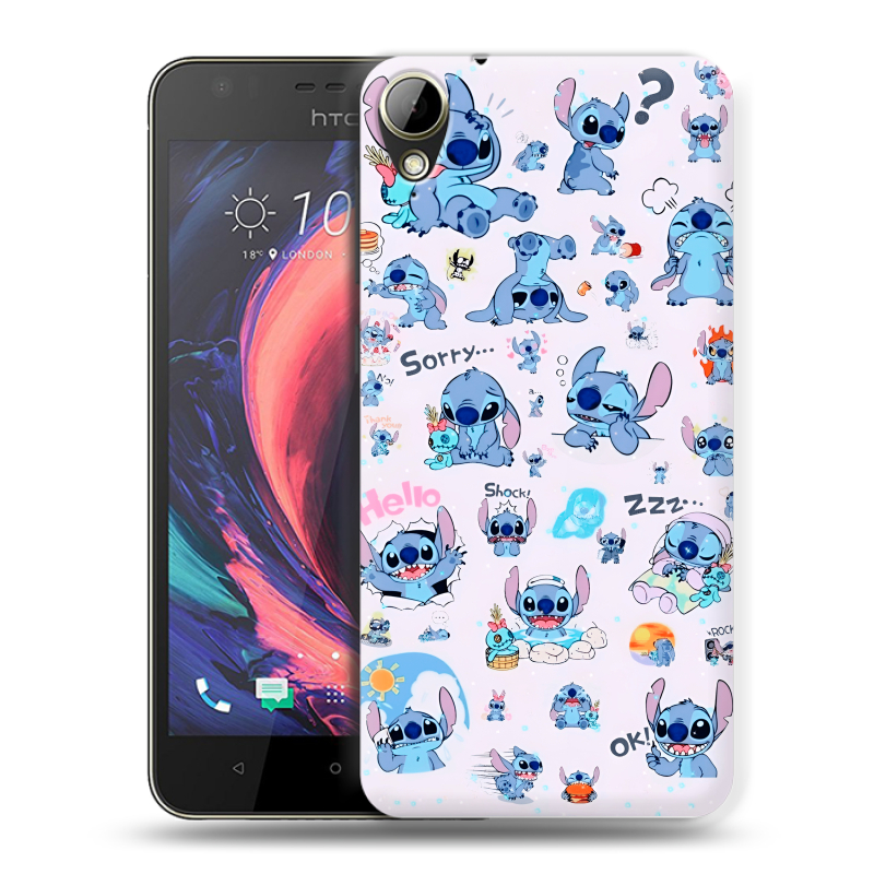 Пластиковый чехол на HTC Desire 10 Lifestyle с принтом Лило и Стич Пластиковый чехол на HTC Desire 10 Lifestyle с принтом Лило и Стич