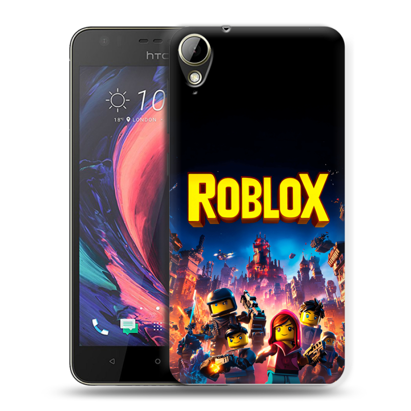 Пластиковый чехол на HTC Desire 10 Lifestyle с принтом Roblox Роблокс Пластиковый чехол на HTC Desire 10 Lifestyle с принтом Roblox Роблокс