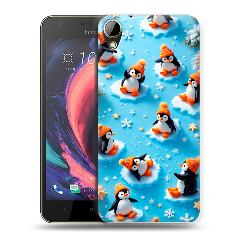 Пластиковый чехол на HTC Desire 10 Lifestyle с принтом Новый год Пластиковый чехол на HTC Desire 10 Lifestyle с принтом Новый год