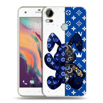 Силиконовый чехол на HTC Desire 10 Pro с принтом Луи робот