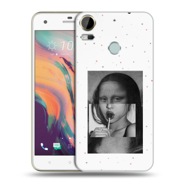 Силиконовый чехол на HTC Desire 10 Pro с принтом Мона Лиза