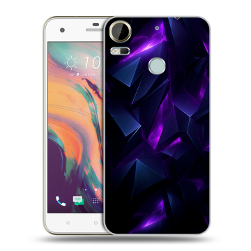 Силиконовый чехол на HTC Desire 10 Pro с принтом Абстракиция