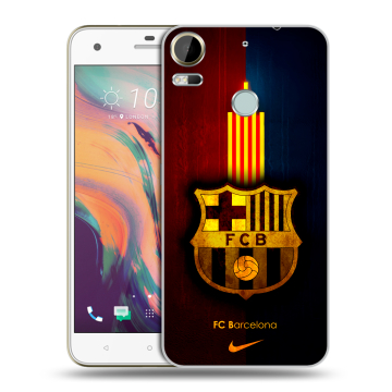 Силиконовый чехол на HTC Desire 10 Pro с принтом Барселона Barcelona