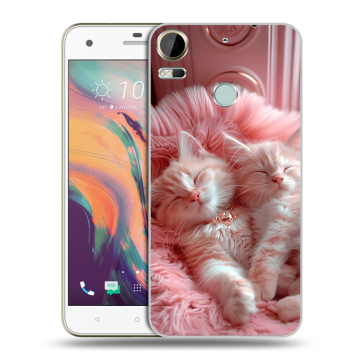 Силиконовый чехол на HTC Desire 10 Pro с принтом котята котики Силиконовый чехол на HTC Desire 10 Pro с принтом котята котики