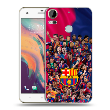 Силиконовый чехол на HTC Desire 10 Pro с принтом Барселона Barcelona