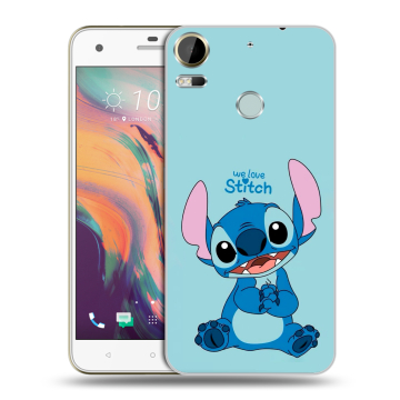 Силиконовый чехол на HTC Desire 10 Pro с принтом Лило и Стич