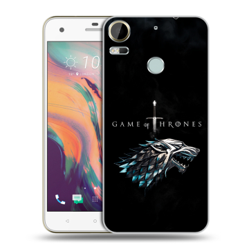 Силиконовый чехол на HTC Desire 10 Pro с принтом Игра Престолов Game Thrones