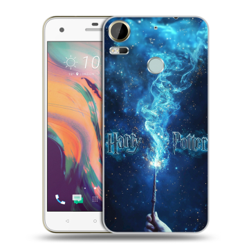 Силиконовый чехол на HTC Desire 10 Pro с принтом Harry Potter Гарри Поттер