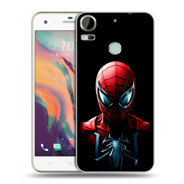 Силиконовый чехол на HTC Desire 10 Pro с принтом Spiderman Человек паук