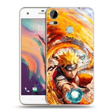 Силиконовый чехол на HTC Desire 10 Pro с принтом Аниме Наруто Naruto