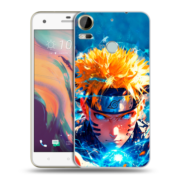 Силиконовый чехол на HTC Desire 10 Pro с принтом Аниме Наруто Naruto