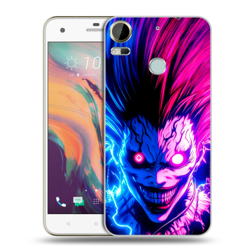 Силиконовый чехол на HTC Desire 10 Pro с принтом Death note Тетрадь смерти