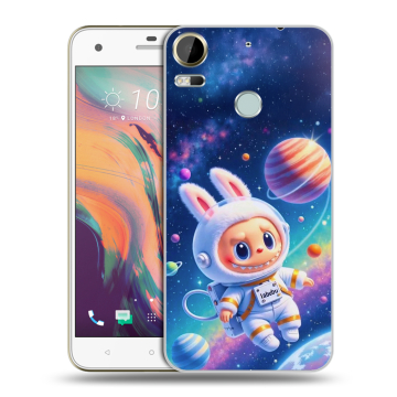Силиконовый чехол на HTC Desire 10 Pro с принтом Labubu Лабубу
