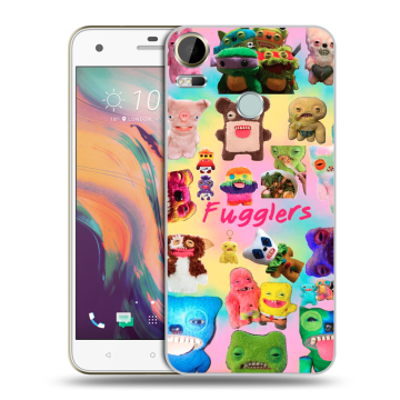 Силиконовый чехол на HTC Desire 10 Pro с принтом Флагер Fuggler