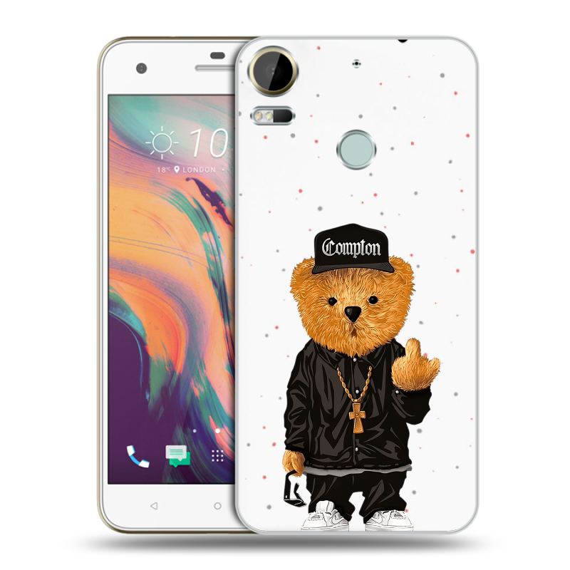 Пластиковый чехол на HTC Desire 10 Pro с принтом Мишка Пластиковый чехол на HTC Desire 10 Pro с принтом Мишка