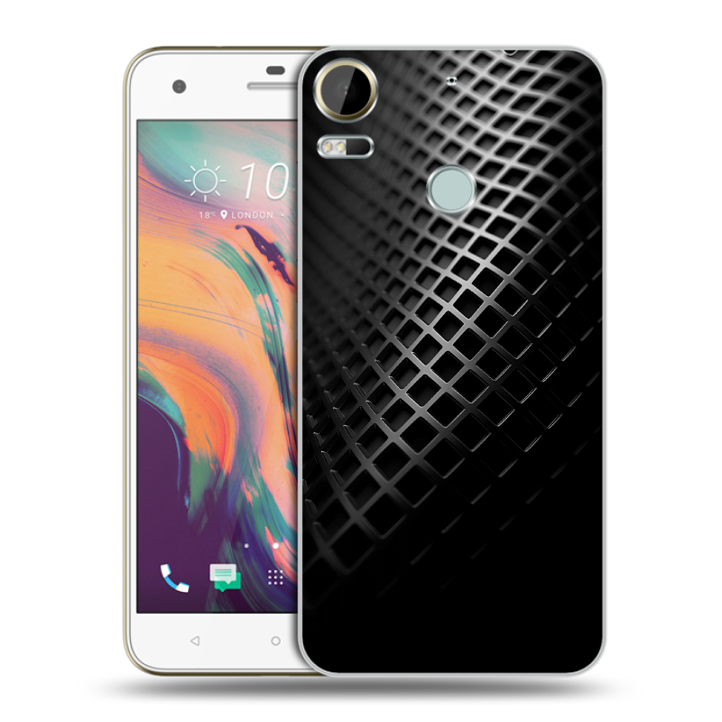 Пластиковый чехол на HTC Desire 10 Pro с принтом Текстура металла Пластиковый чехол на HTC Desire 10 Pro с принтом Текстура металла