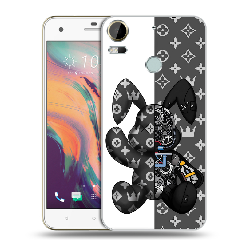 Силиконовый чехол на HTC Desire 10 Pro с принтом Луи робот Силиконовый чехол на HTC Desire 10 Pro с принтом Луи робот