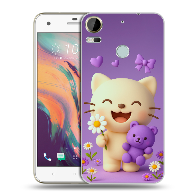Силиконовый чехол на HTC Desire 10 Pro с принтом для девочек Силиконовый чехол на HTC Desire 10 Pro с принтом для девочек