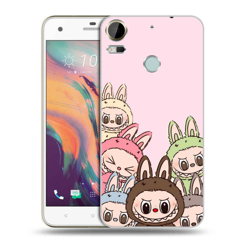 Пластиковый чехол на HTC Desire 10 Pro с принтом Лабубу Пластиковый чехол на HTC Desire 10 Pro с принтом Лабубу