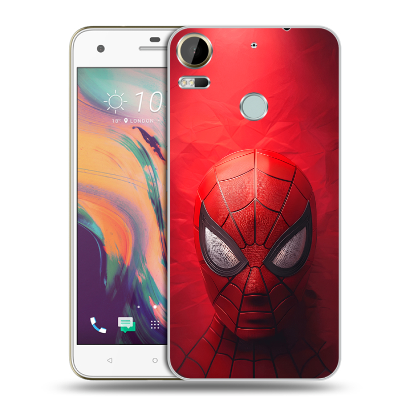 Пластиковый чехол на HTC Desire 10 Pro с принтом Spiderman Человек паук Пластиковый чехол на HTC Desire 10 Pro с принтом Spiderman Человек паук