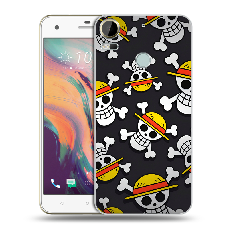Силиконовый чехол на HTC Desire 10 Pro с принтом One Piece Ван Пис Силиконовый чехол на HTC Desire 10 Pro с принтом One Piece Ван Пис