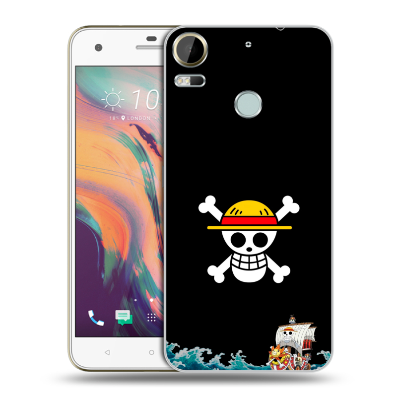 Силиконовый чехол на HTC Desire 10 Pro с принтом One Piece Ван Пис Силиконовый чехол на HTC Desire 10 Pro с принтом One Piece Ван Пис