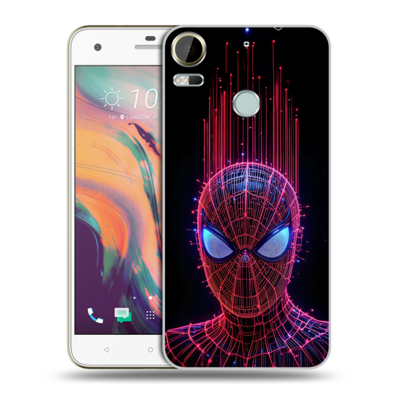 Пластиковый чехол на HTC Desire 10 Pro с принтом Spiderman Человек паук Пластиковый чехол на HTC Desire 10 Pro с принтом Spiderman Человек паук
