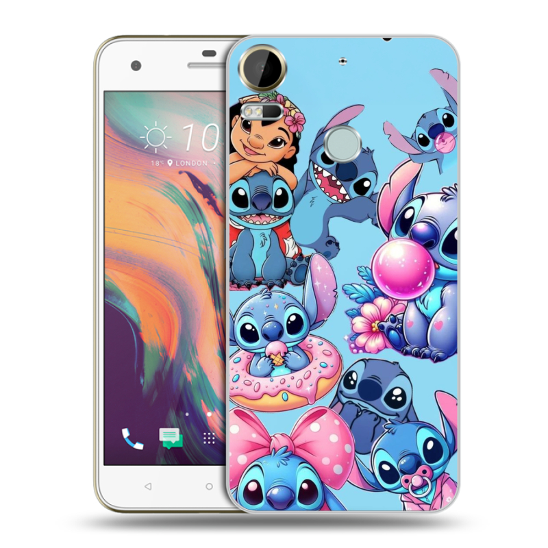 Пластиковый чехол на HTC Desire 10 Pro с принтом Лило и Стич Пластиковый чехол на HTC Desire 10 Pro с принтом Лило и Стич
