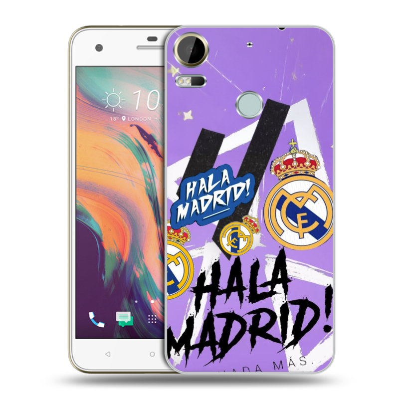 Силиконовый чехол на HTC Desire 10 Pro с принтом Real Madrid Реал Мадрид Силиконовый чехол на HTC Desire 10 Pro с принтом Real Madrid Реал Мадрид