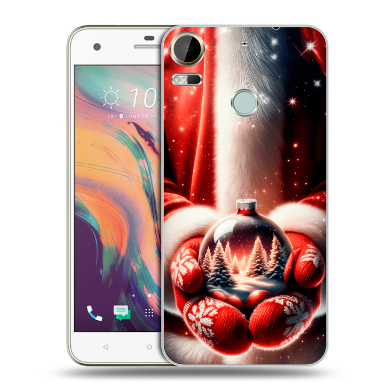Пластиковый чехол на HTC Desire 10 Pro с принтом Новый год Пластиковый чехол на HTC Desire 10 Pro с принтом Новый год