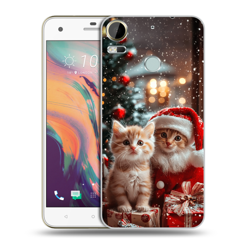 Пластиковый чехол на HTC Desire 10 Pro с принтом Новый год Пластиковый чехол на HTC Desire 10 Pro с принтом Новый год