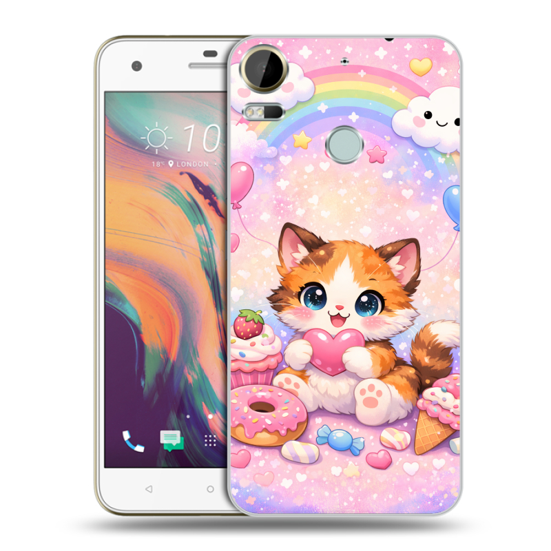 Пластиковый чехол на HTC Desire 10 Pro с принтом для девочек Пластиковый чехол на HTC Desire 10 Pro с принтом для девочек